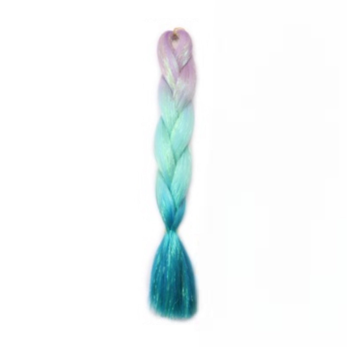 ** NEW ** Mermaid Feed in braid hair with tinsel