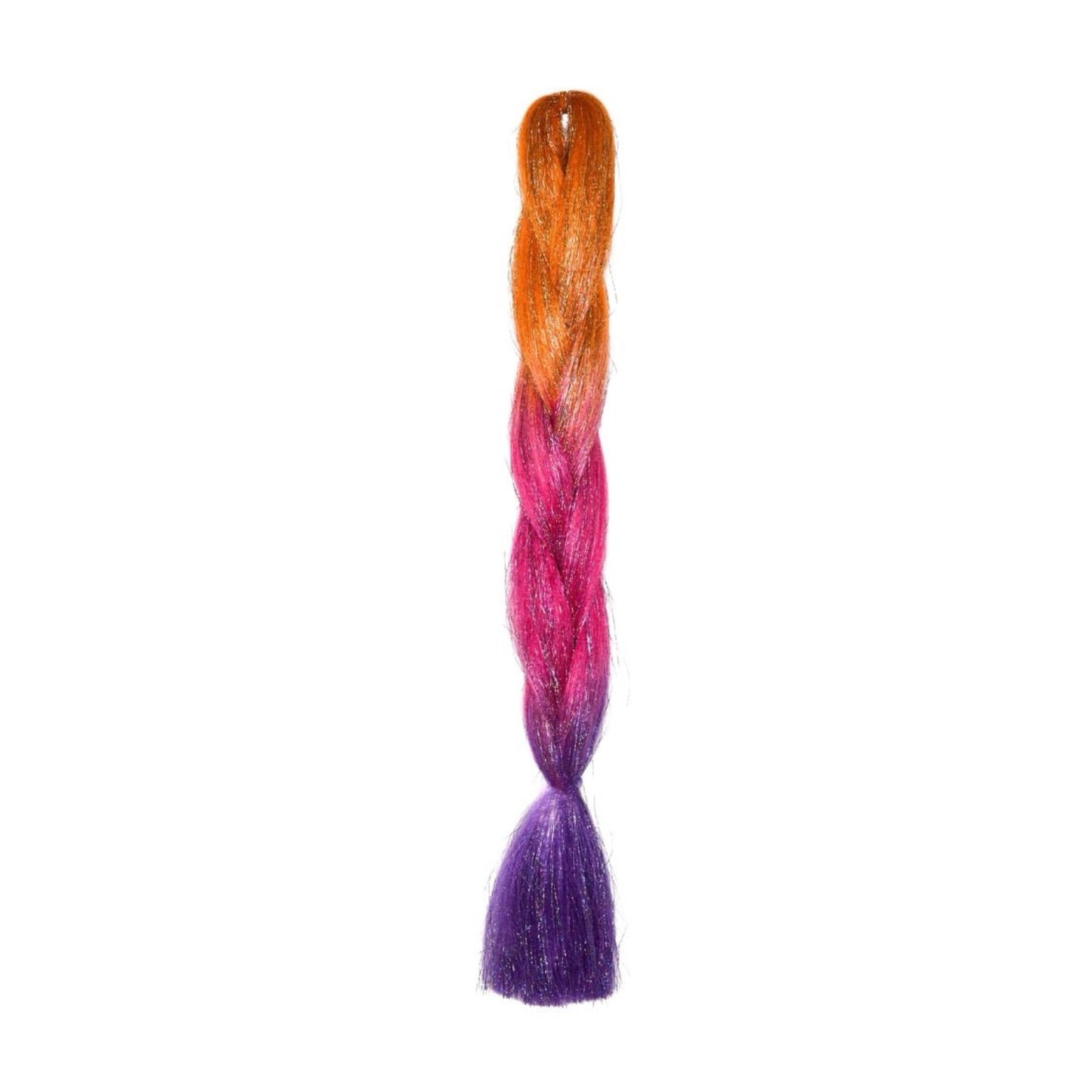 ** NEW ** Mermaid Feed in braid hair with tinsel