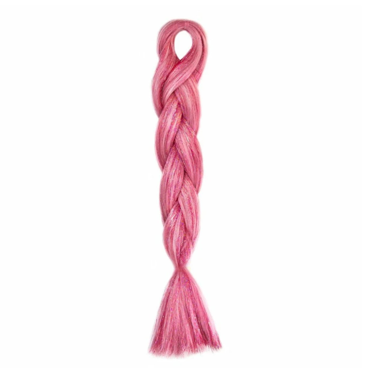 ** NEW ** Mermaid Feed in braid hair with tinsel