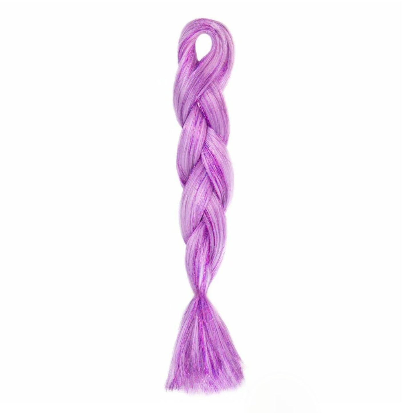 ** NEW ** Mermaid Feed in braid hair with tinsel