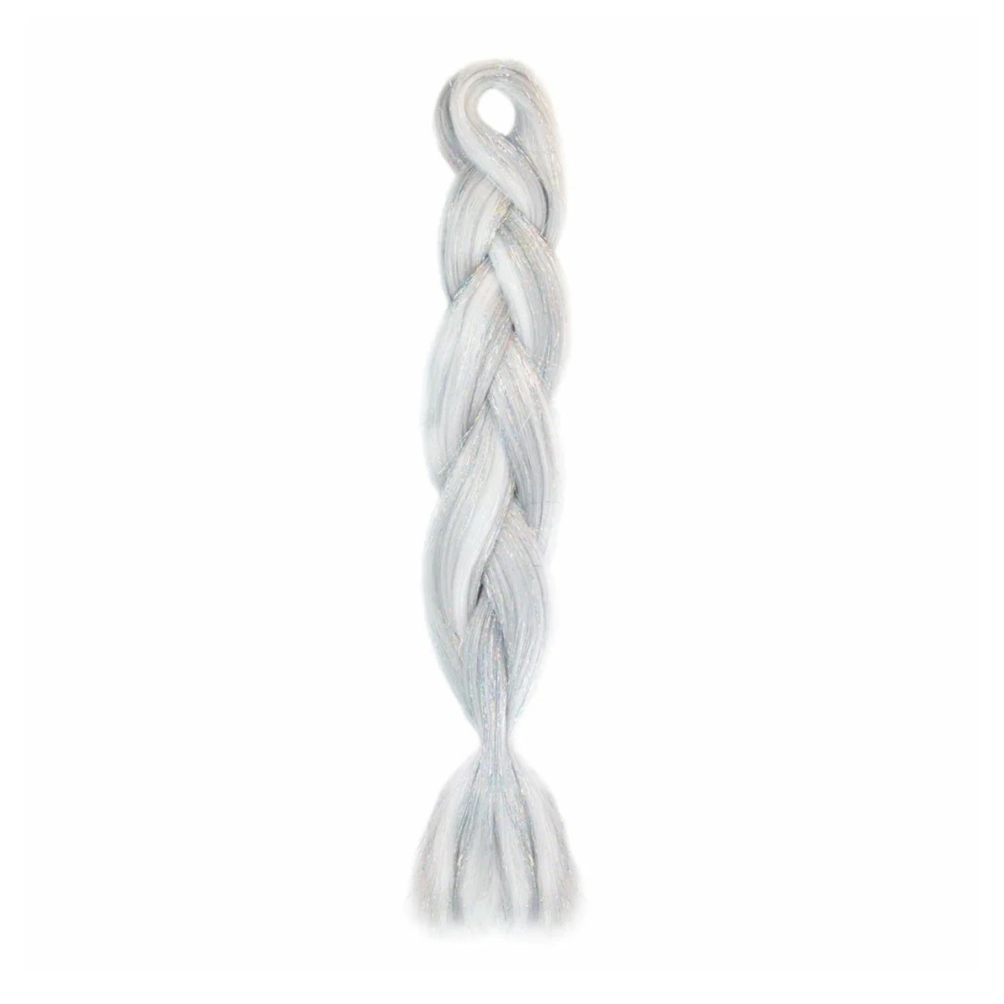 ** NEW ** Mermaid Feed in braid hair with tinsel